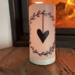 Blumenranke mit Herz