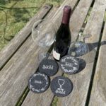 Tassen-/Glasuntersetzer aus Filz schwedisch