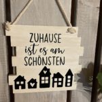 Schild zum Aufhängen