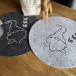 Tischsets aus Filz weihnachtlich